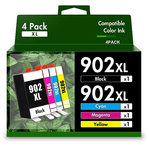 902XL Ink Cartridges Combo Pack for HP Printers