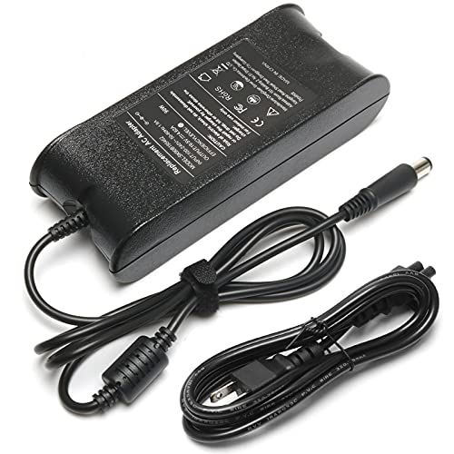 90W 19.5V 4.62A AC Adapter Laptop Charger for Dell Latitude E4300 E4310 E5400 E5410 E5500 E5510 E6420 E6400 Inspiron N5110 N5010 N7110 N7010 N4010 N4110 Fits P/N PA10 PA-1900-02D Power Supply Cord