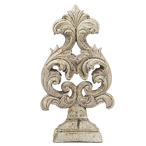 A & B Home Decorative Crested Arrow Cement Sculpture for Indoor Outdoor