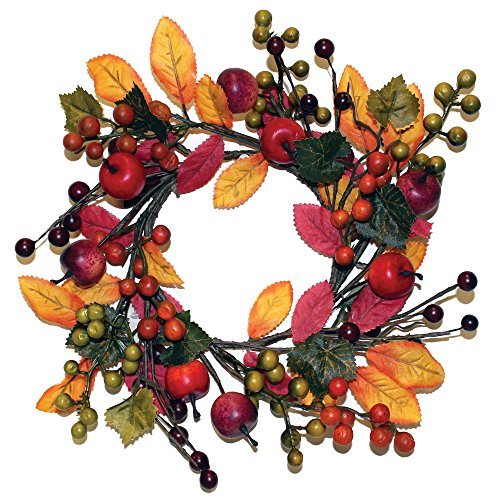 A Cheerful Giver Small Wreath Candle Ring - Apple Berry