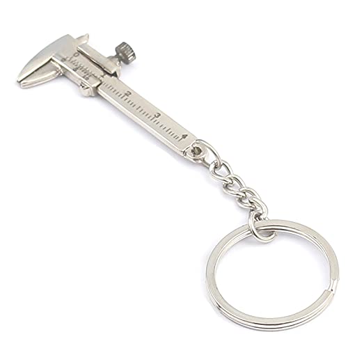 AAProTools Mini Key Chain Tool with Vernier Caliper Ruler