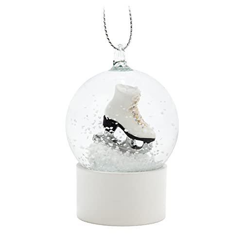 Abbott Collection Ladies Skate Snow Globe Ornament