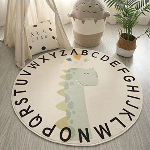 ABC Round Rug for Kids