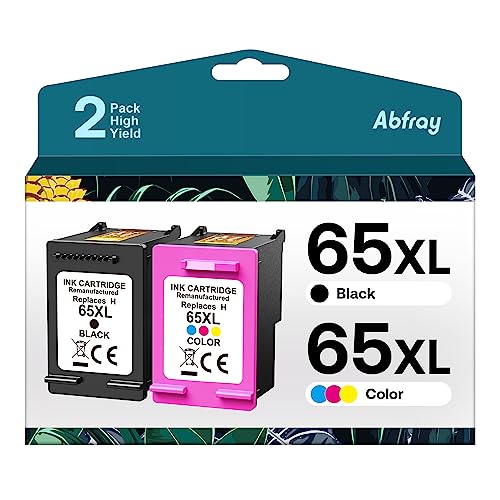 Abfray Compatible HP 65XL Ink Cartridges Combo Pack