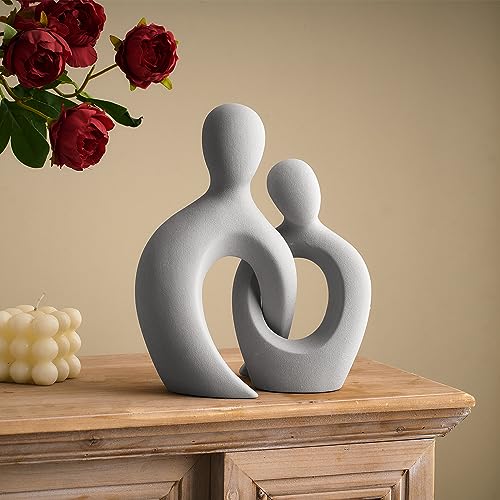 Abstract Ceramic Lover Sculpture