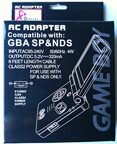 AC Power Supply Cable Adapter for GBA SP & NDS