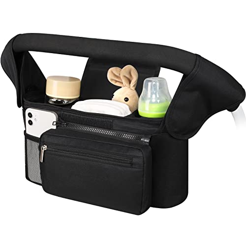 Accmor Upgraded Stroller Cup Holder with Snacks Holder, Universal