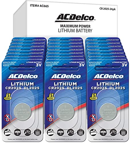 ACDelco CR2025 Lithium Coin Cell Battery