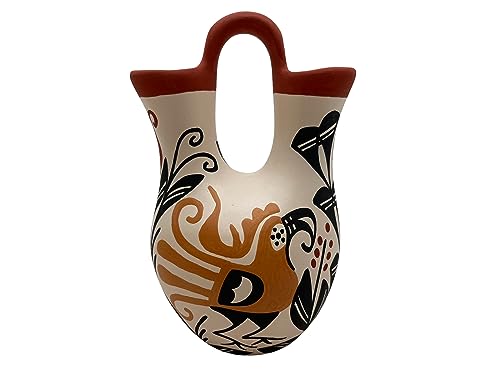 Acoma Wedding Vase - Southwest Handmade Pottery Pot with Unique Design