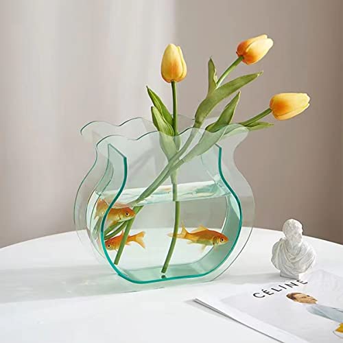 Acrylic Flower Vase Small Fish Tank