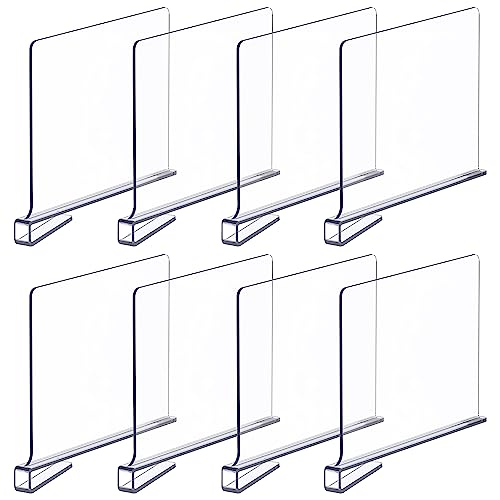 Acrylic Shelf Dividers for Closet Organization