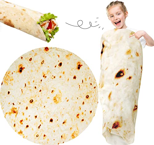 Acteb Burritos Tortilla Blanket: A Cozy and Playful Novelty Gift