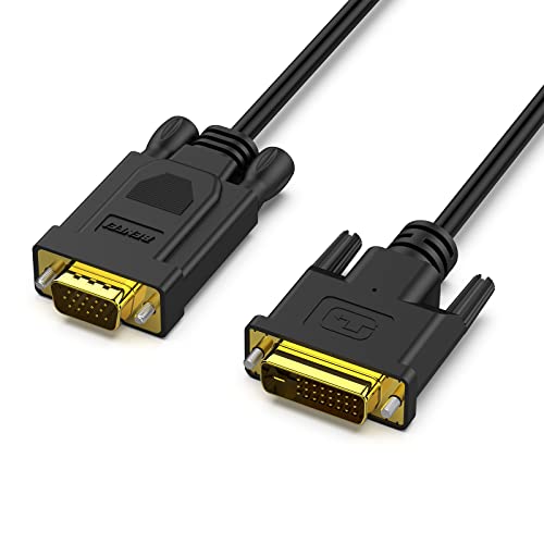 Active DVI-D to VGA, Benfei DVI-D 24+1 to VGA 6 Feet Cable Male to Male Gold-Plated Cord