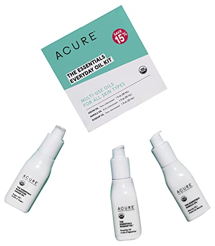 Acure The Essentials Oil Kit - 100% Vegan and Certified Organic