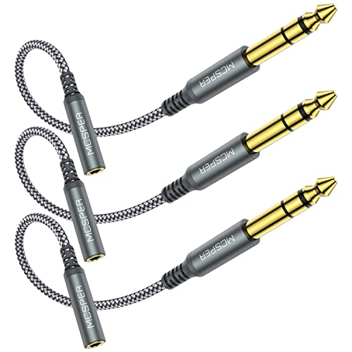 Adapter Cable 6.35mm to 3.5mm, 3-Pack