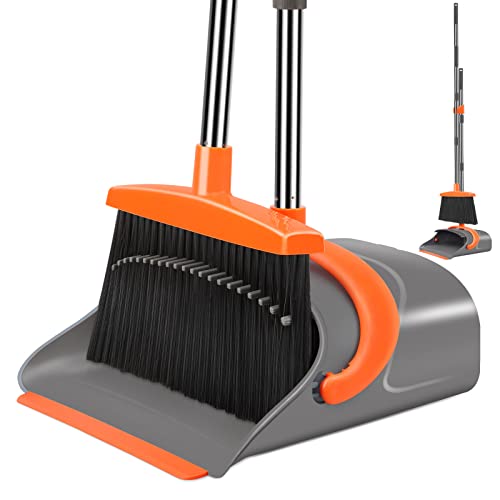 Adjustable Broom and Dustpan Combo for Easy Cleaning