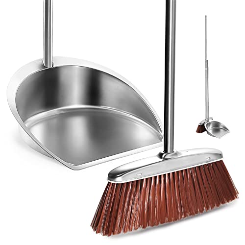 Adjustable Broom and Dustpan Set for Easy Cleaning