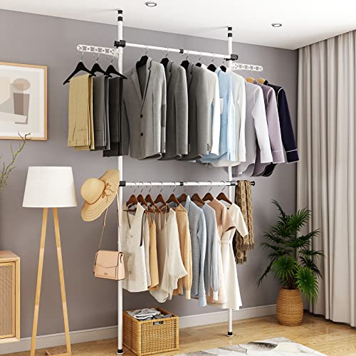 Adjustable Clothing Rack for Hanging Clothes