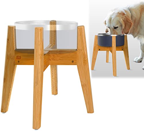 Adjustable Dog Bowl Stand for Medium Dogs