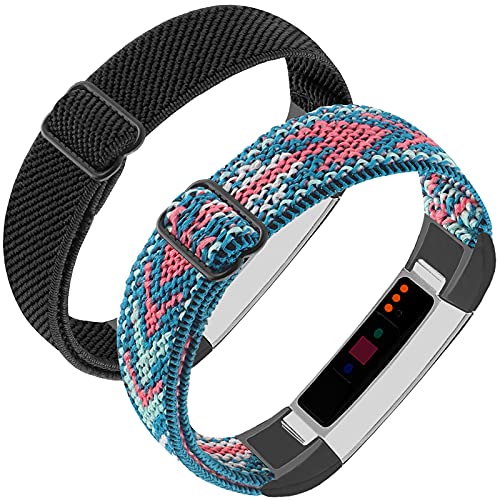 Adjustable Elastic Nylon Bands for Fitbit Alta and Alta HR