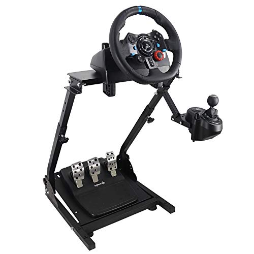 Adjustable & Foldable Racing Wheel Stand for Logitech & Thrustmaster