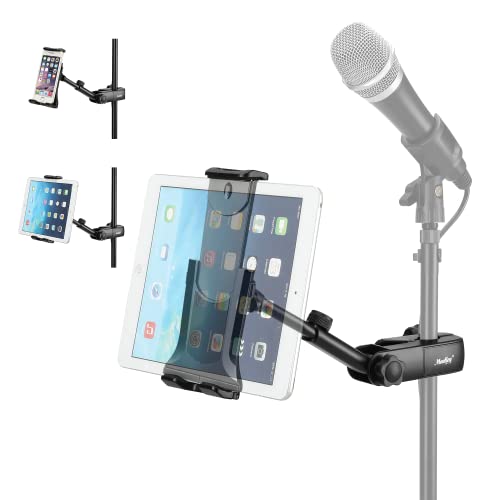 Adjustable Microphone Music Stand Phone Holder Mount