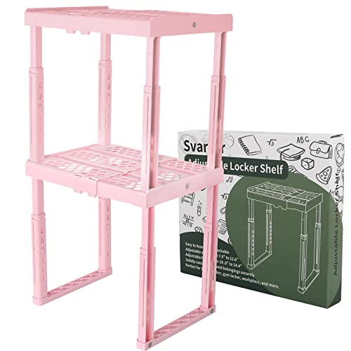 Adjustable Pink Locker Shelf