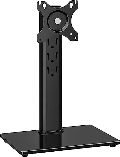 Adjustable Single Monitor Stand, Free Standing Desk Mount