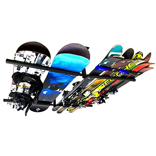 Adjustable Ski and Snowboard Ceiling Rack