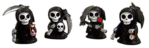 Adorable Miniature Grim Reaper Figurines
