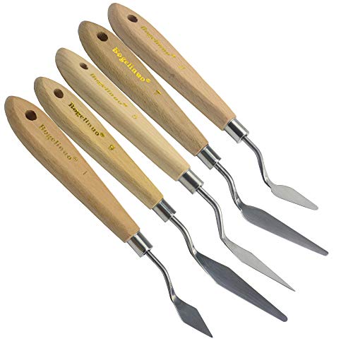 AebDerp Palette Knives Set for Oil, Canvas, Acrylic Painting