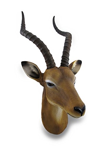 African Animal Antelope Wall Hanging Bust for Home Decor