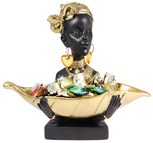 African Lady Art Bust Figurines