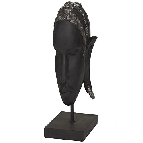 African Sculpture: Deco 79 Polystone Woman