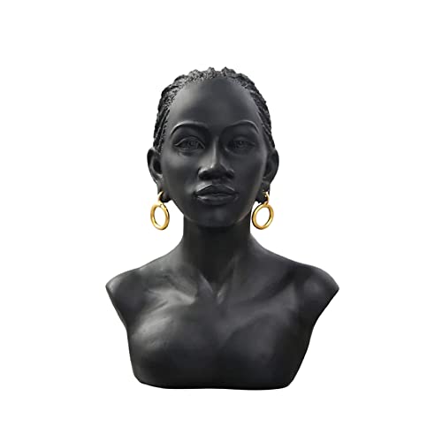 African Woman Bust Statues