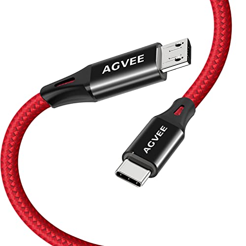 AGVEE USB-C OTG to Micro USB Cable