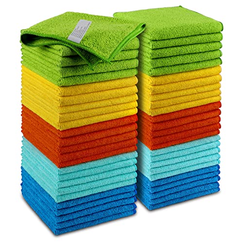 AIDEA Microfiber Cleaning Cloths - 50 Pack