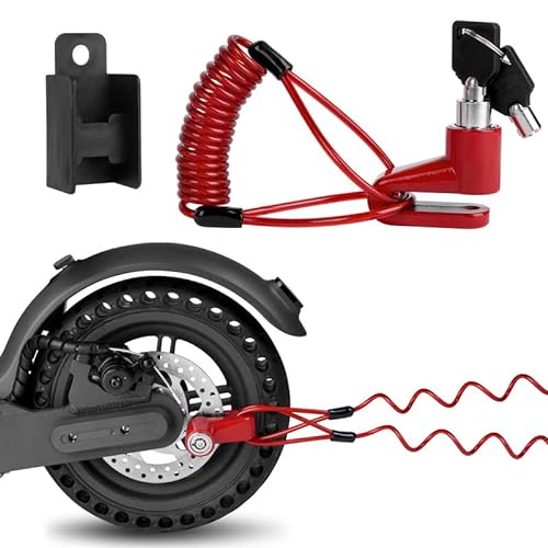 Ainiv Disc Brake Lock with Reminder Cable and 2 Keys