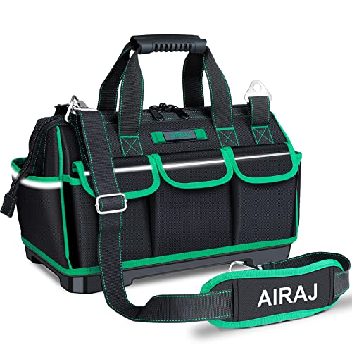 AIRAJ 16 Inch Waterproof Tool Bag with Night Reflector Strip