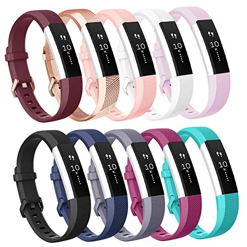 AK Replacement Bands for Fitbit Alta/Alta HR (10 Pack)