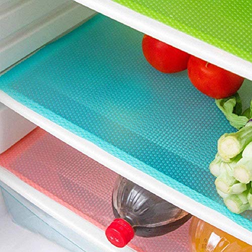 AKINLY 9 Pack Washable Fridge Mats Liners