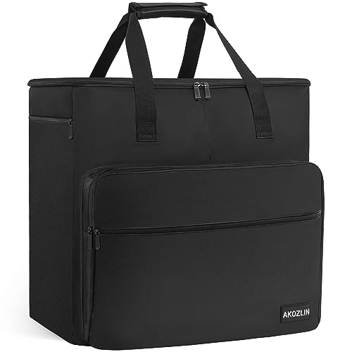 AKOZLIN Desktop Gaming Computer Tower PC Carrying Case Travel Storage Bag for Tower Case,Keyboard and Mouse