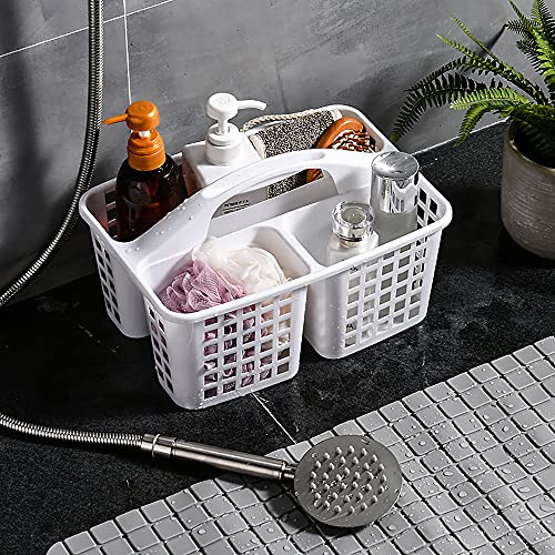 ALINK Shower Caddy with Compartments - White