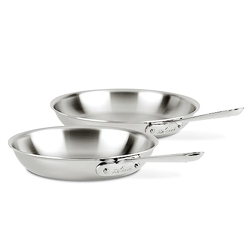 All-Clad D3 Stainless Steel Fry Pan Set