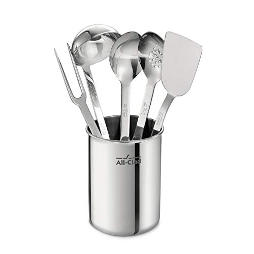 All-Clad Stainless Steel Kitchen Gadgets and Caddy Set