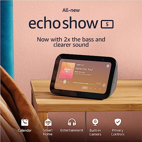 All-new Echo Show 5 (3rd Gen) - Compact and Feature-Rich Smart Display