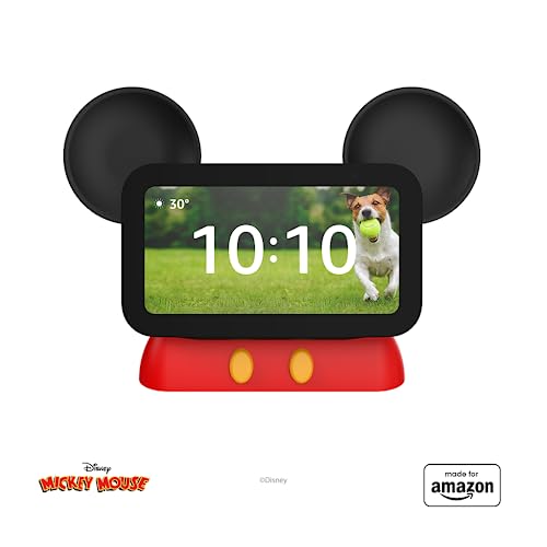 All-New Made for Amazon, Disney Mickey Mouse-inspired Stand for Amazon Echo Show 5 (2023 Release)