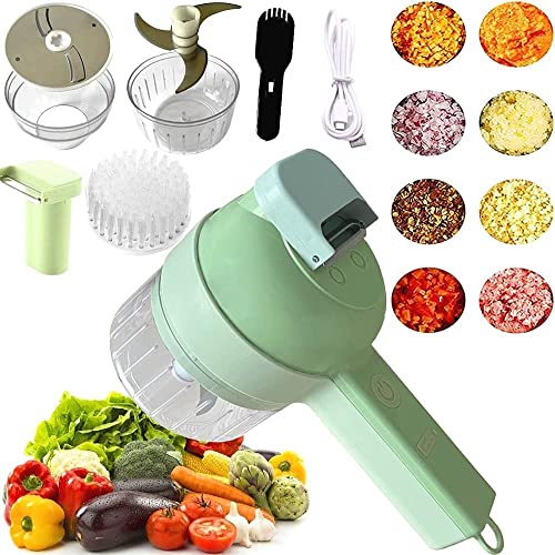 AllStyleByPatel 4 in 1 Electric Slicer and Cutter Vegetable Chopper