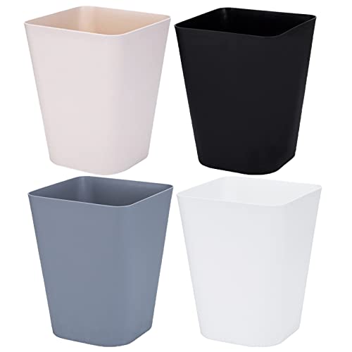 ALMOXVYE 4 Pack Small Trash Can