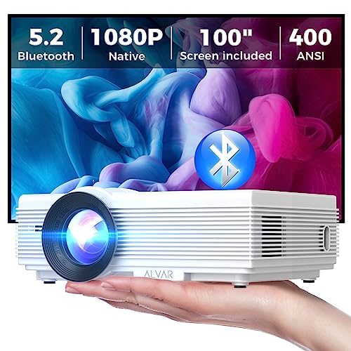 ALVAR Native 1080P Bluetooth Projector